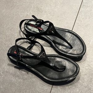 Prada flat sandals